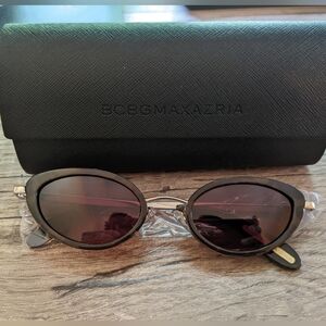 NWT BCBGMAXAZRIA cateye sunglasses 1994 classic Oval plus BCBGM Aviation glasses